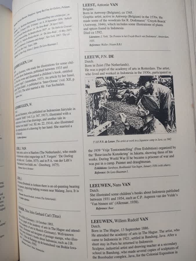 Lexicon of Foreign Artists who Visualized Indonesia [1600–1950] — Leo Haks & Guus Maris
