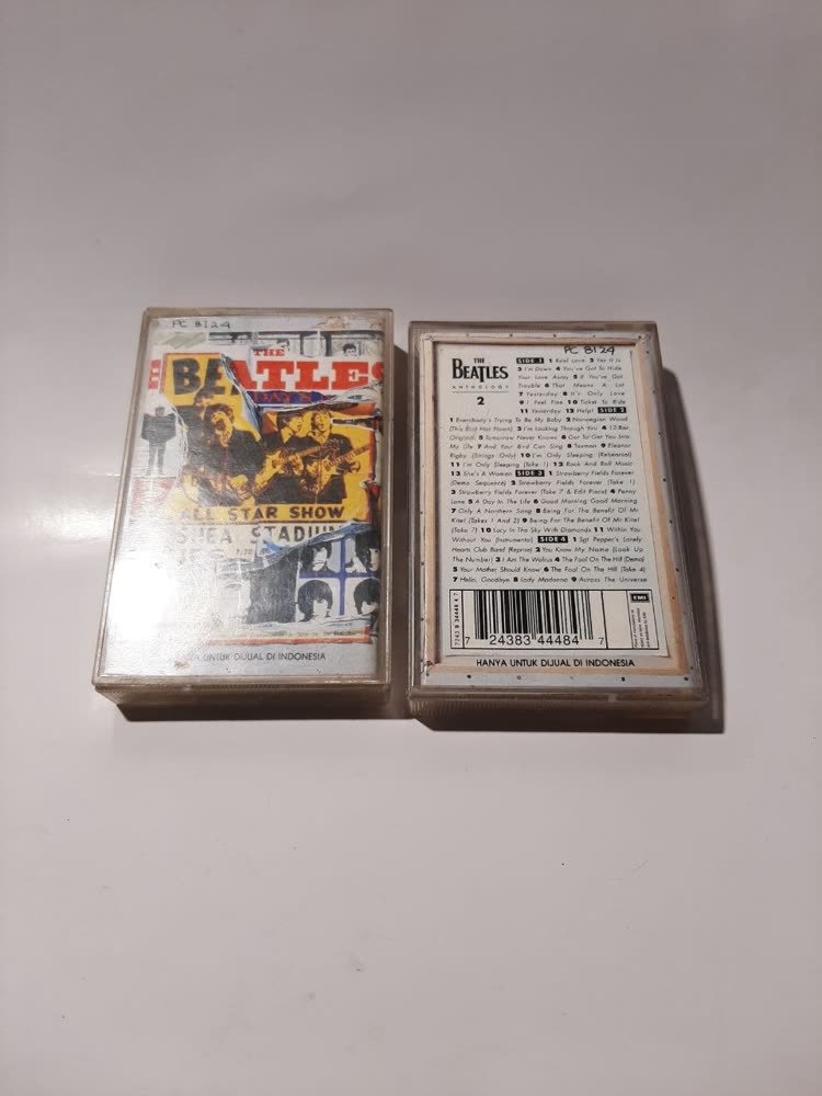 Kaset The Beatles — Anthology 2 Vol. 1 & Vol. 2, Set Lengkap (Rilisan Indonesia)
