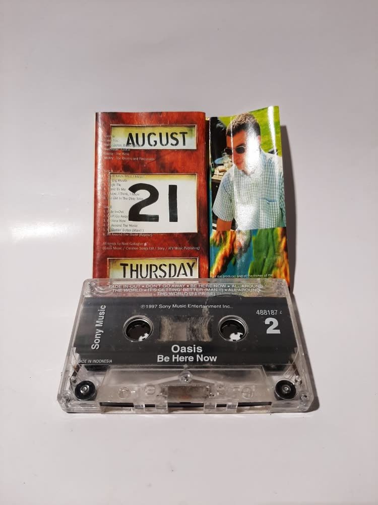 Kaset Oasis — Be Here Now (Vol. 2, 1997) Rilisan Indonesia