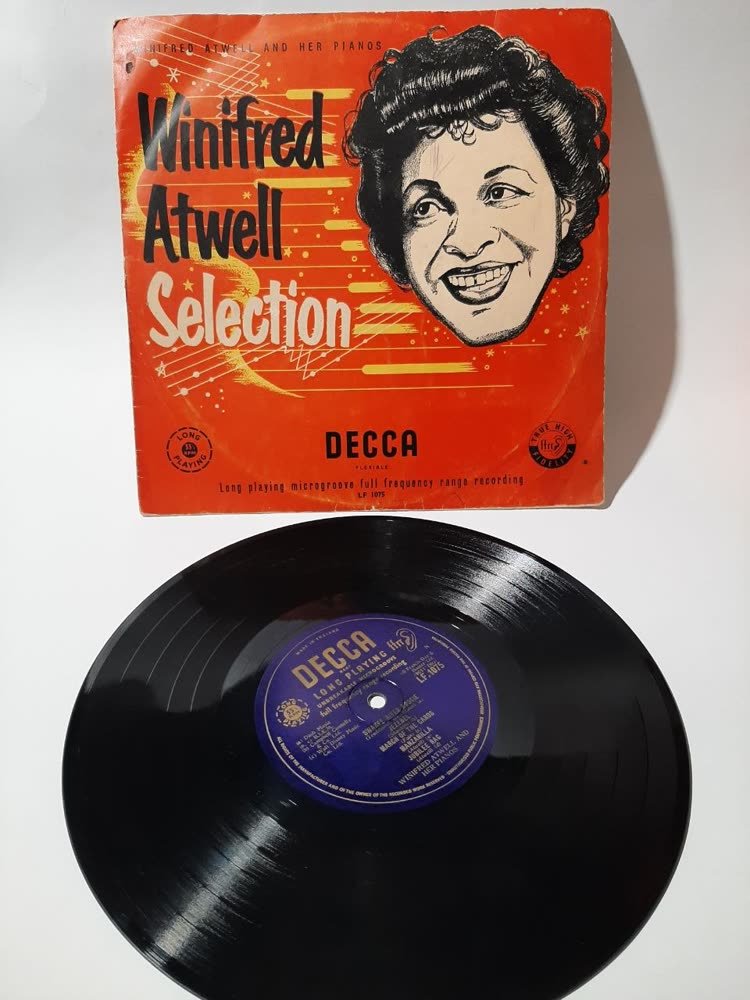 Piringan Hitam Winifred Atwell Selection — Decca Records (7" LP)