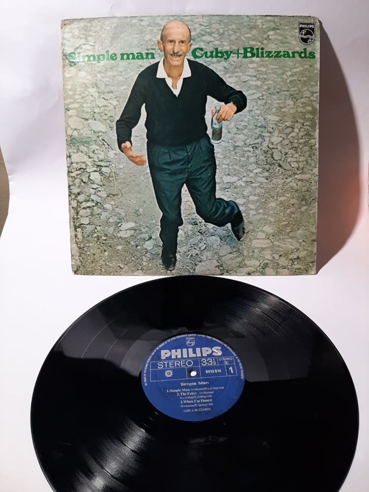 Piringan Hitam Cuby + Blizzards — Simple Man (LP, Philips Records, Langka)