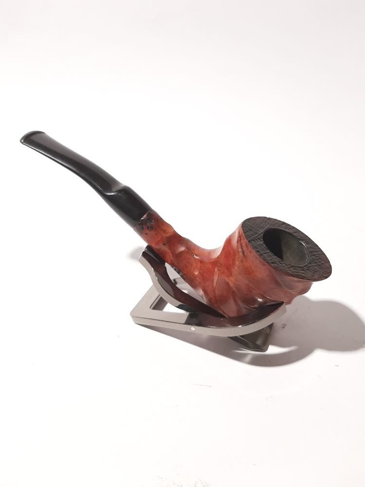 Pipa Cangklong Aramis — Briar Wood Ukiran Tangan