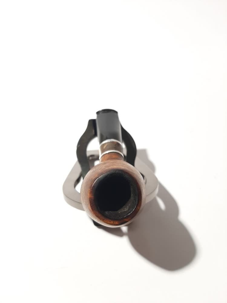 Pipa Cangklong Mini Pipe Artisan — Silver Band (Kedua)
